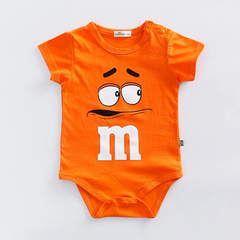Cotton 3-24M Newborn Short Sleeve Romper