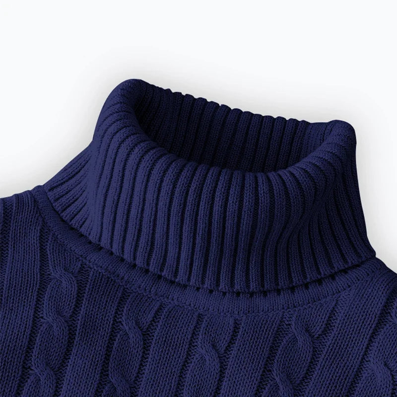 2025 New Men's High Neck Sweater
