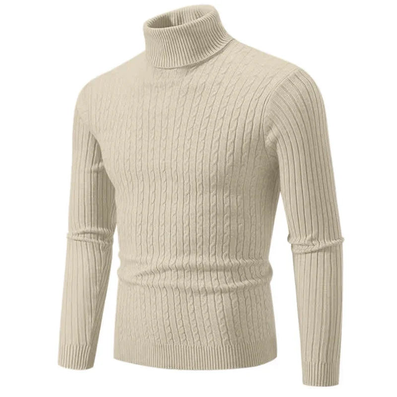 2025 New Men's High Neck Sweater