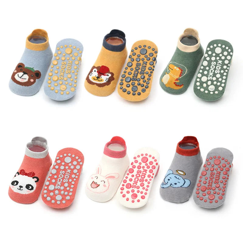 6 Pairs Kids Cotton Socks