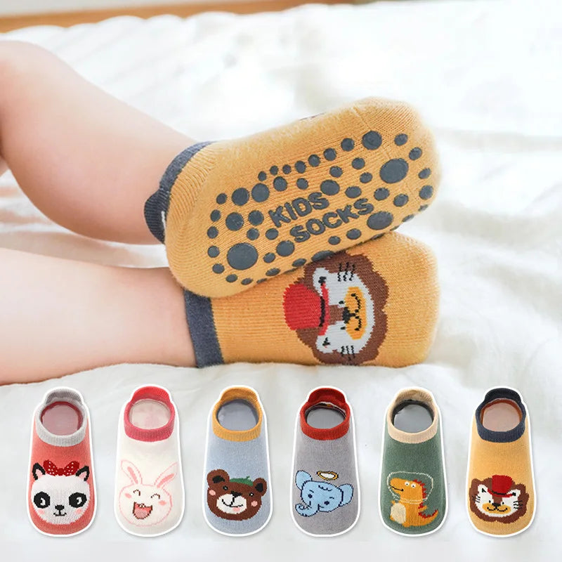6 Pairs Kids Cotton Socks