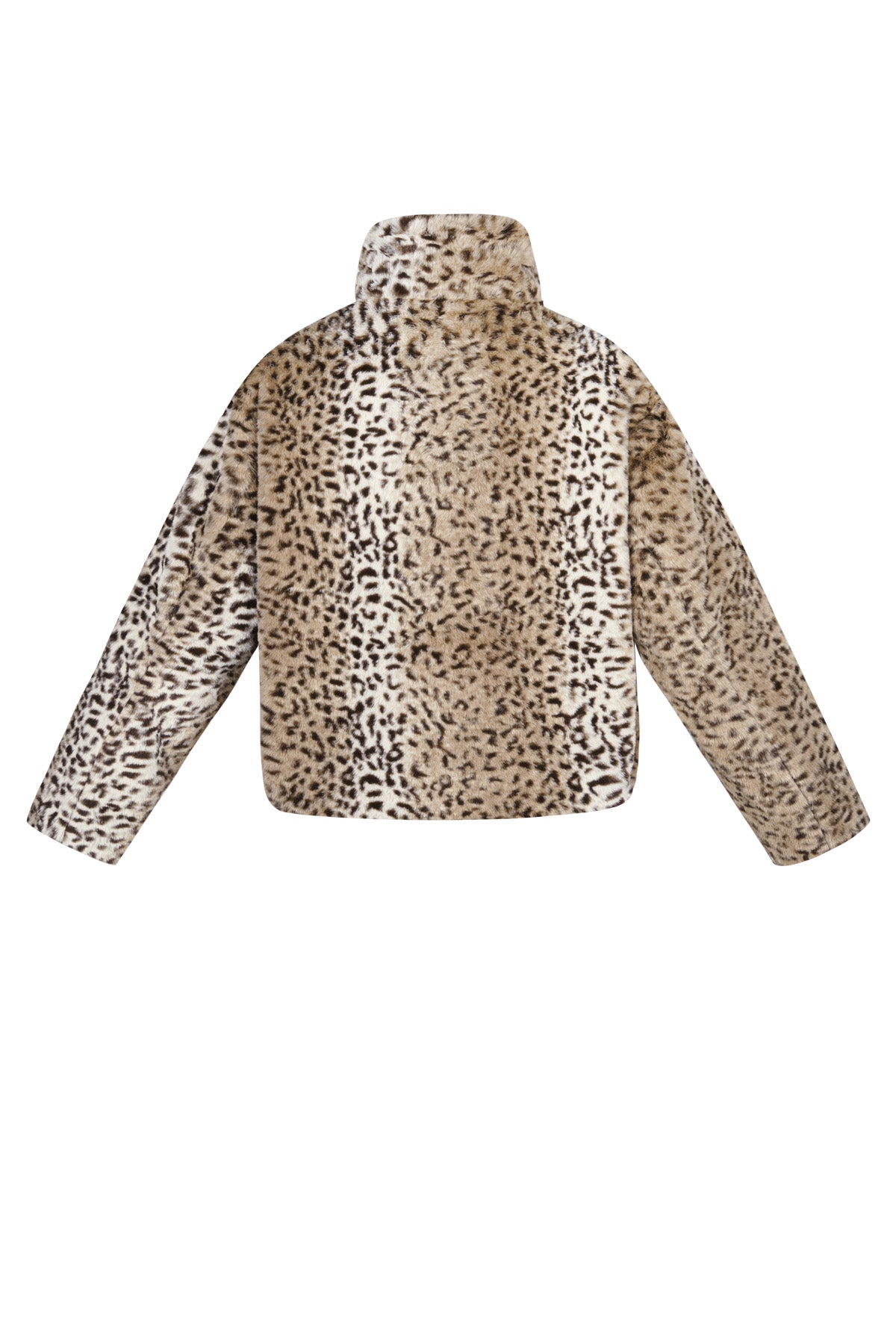 Leopard print coat