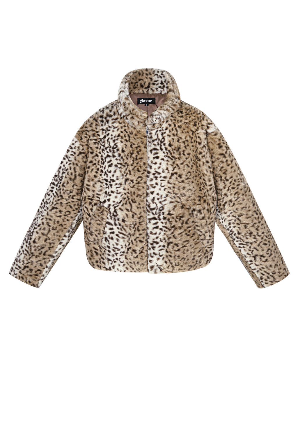 Leopard print coat