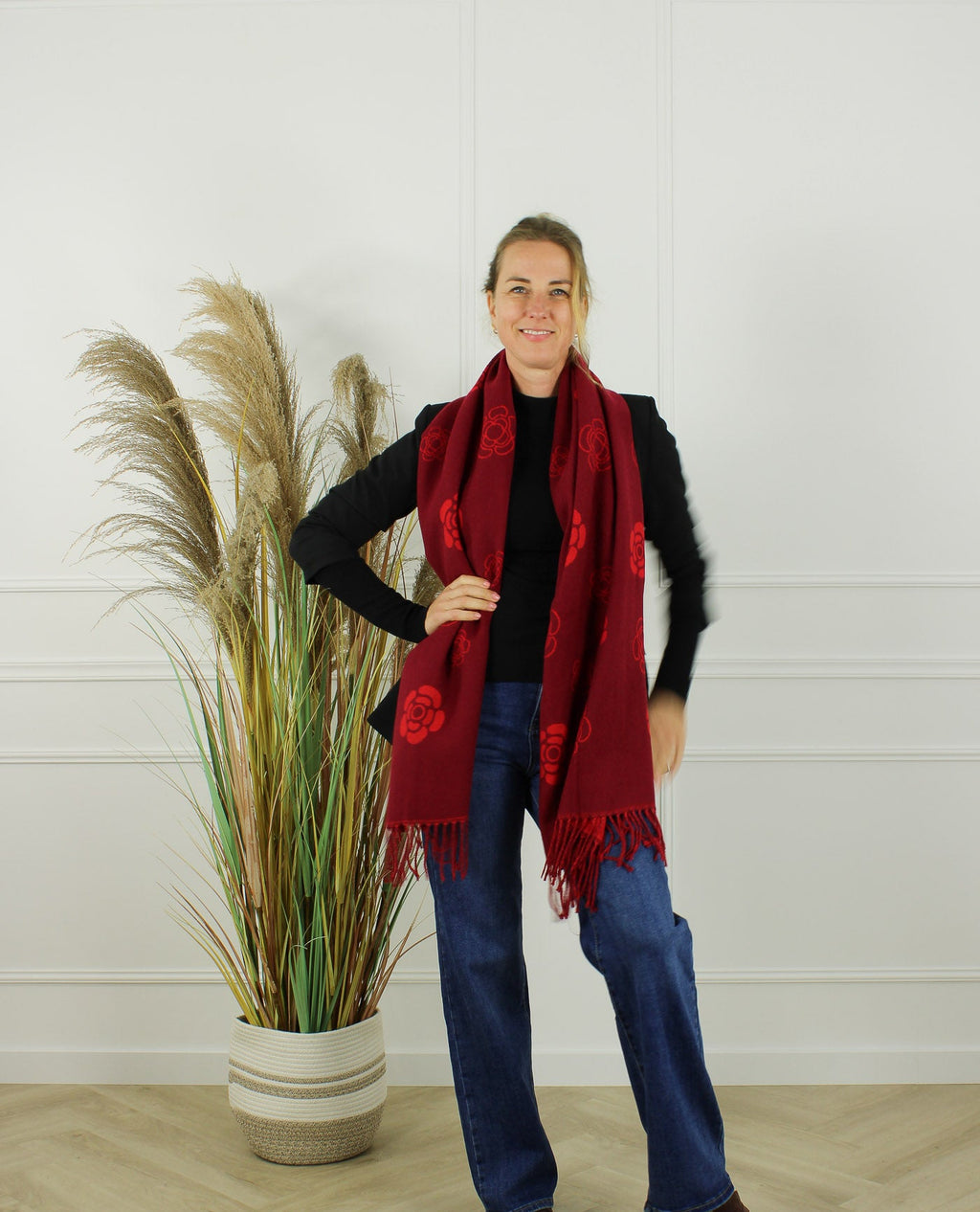 Sjaal Luisa - Bordeaux