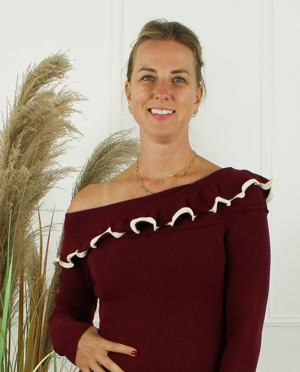 Jurk Carmen - Bordeaux