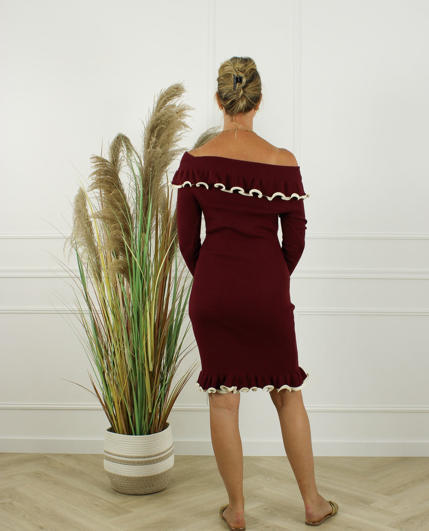 Jurk Carmen - Bordeaux