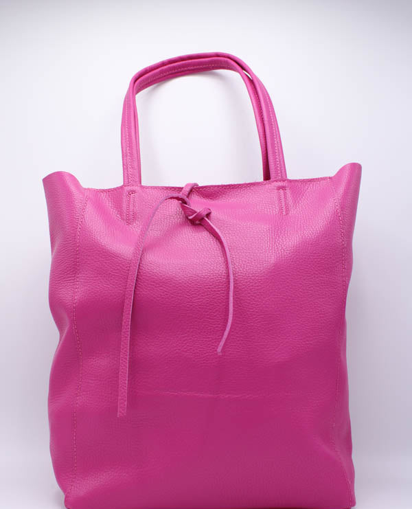 Tas Shopper Zip - Fuchsia