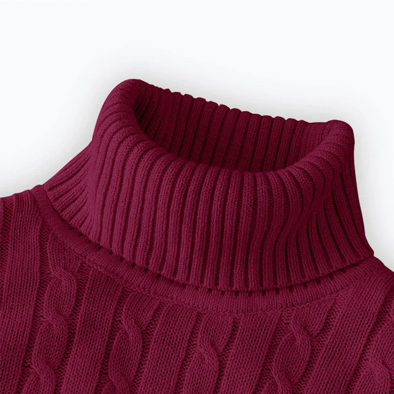 2025 New Men's High Neck Sweater