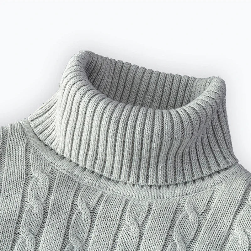 2025 New Men's High Neck Sweater