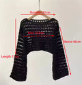 Crochet Knit Top
